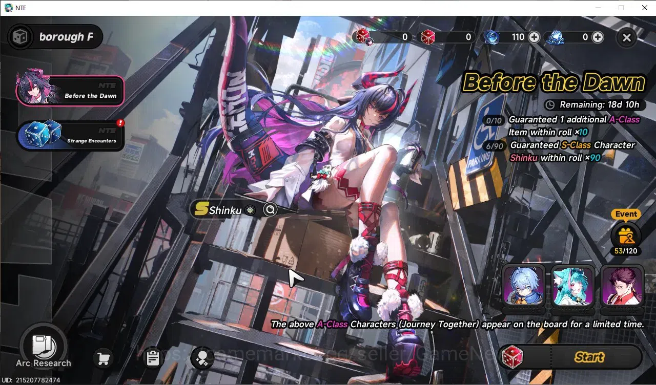 Neverness to Everness Accounts GLOBAL SEA|HL 8|3 SSR 2 Limited [Shinku,Hotori],Fadia|2 Selector|Overcast & Orchid 8