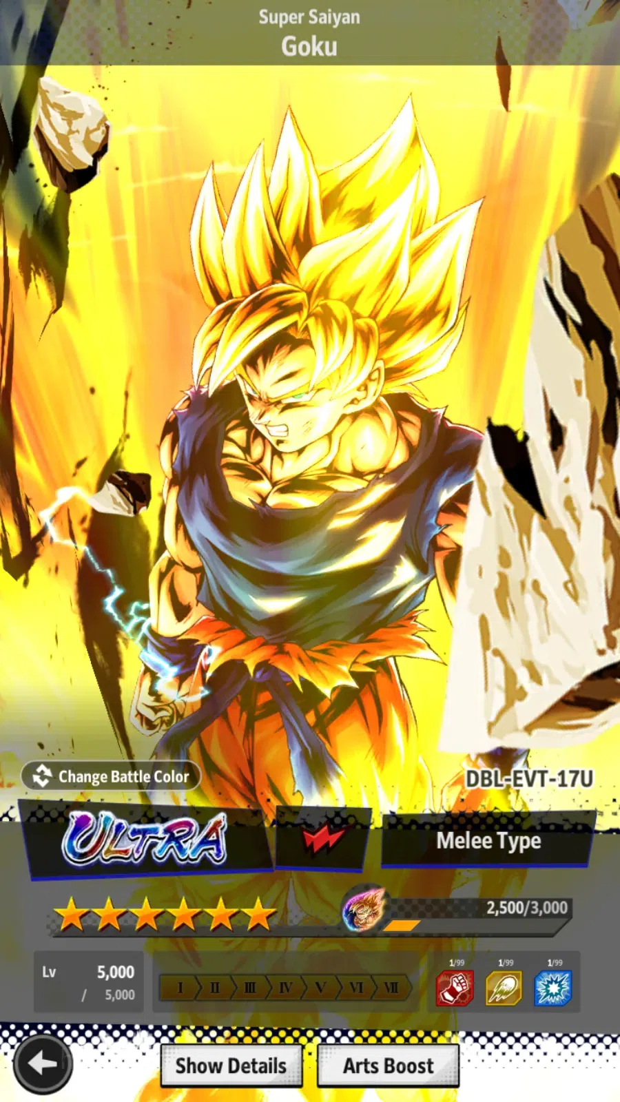 Dragon Ball Legends Accounts Lvl 147| 1,9k CC|44M Total Power |1LR|1UL|SSR Goku image 11