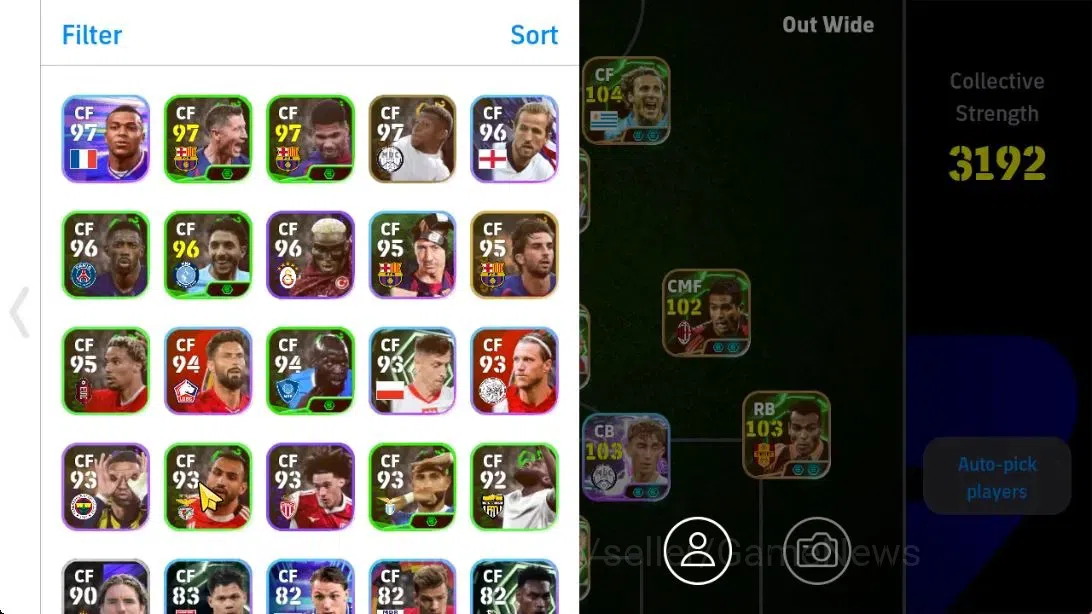 eFootball Accounts Android|Franco Baresi,Oliver kahn,Xabi Alonso,Serg image 2