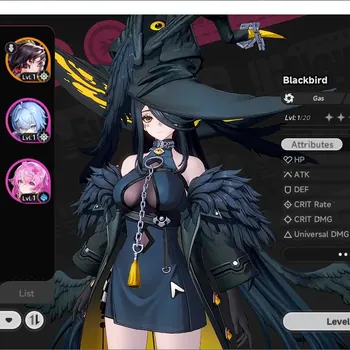 Neverness to Everness Accounts Global SEA|HL 3|3 S-Class 2 Limited| Blackbird & Hotori | Hathor |3 S-Class Selector|Male