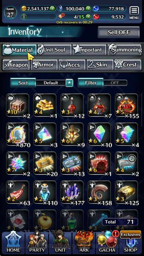Last Cloudia Accounts GLOBAL|Rank 27|100k Crystal|Top Tier Unit (Telesti image 11