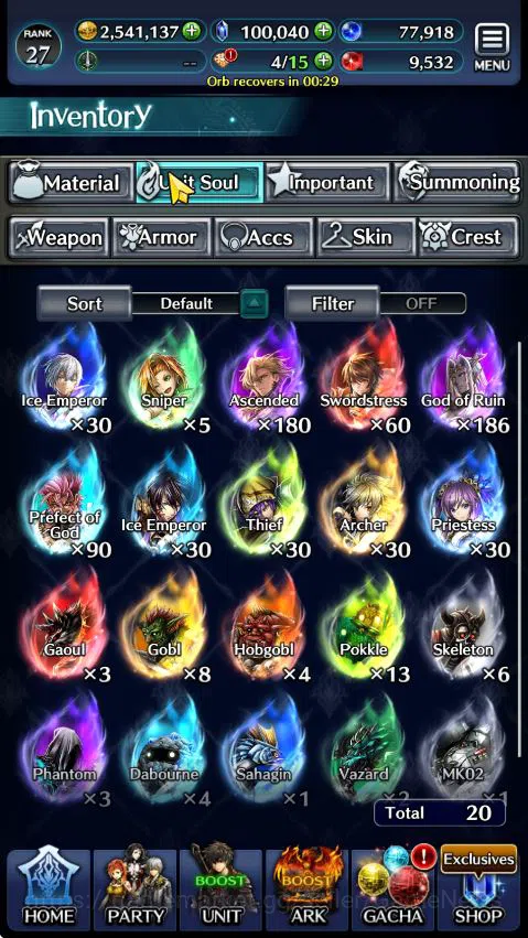 Last Cloudia Accounts GLOBAL|Rank 27|100k Crystal|Top Tier Unit (Telesti image 12