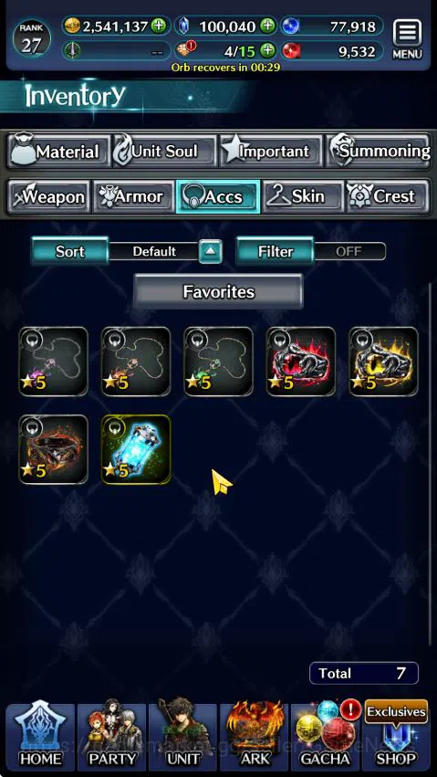 Last Cloudia Accounts GLOBAL|Rank 27|100k Crystal|Top Tier Unit (Telesti image 16