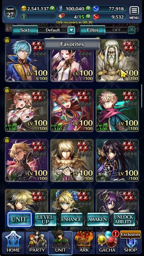 Last Cloudia Accounts GLOBAL|Rank 27|100k Crystal|Top Tier Unit (Telesti image 2