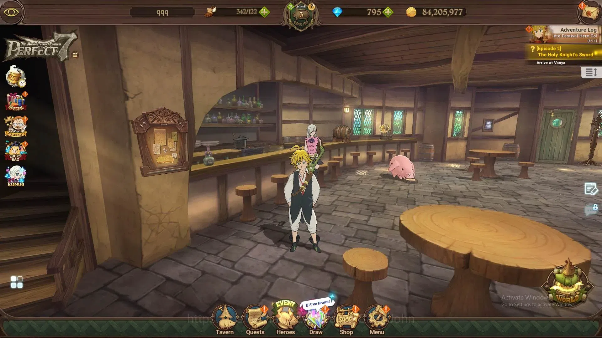 The Seven Deadly Sins: Grand Cross Accounts Global | 634,266 CC | 795 DM | LR Elizabeth 1/6 | image 1