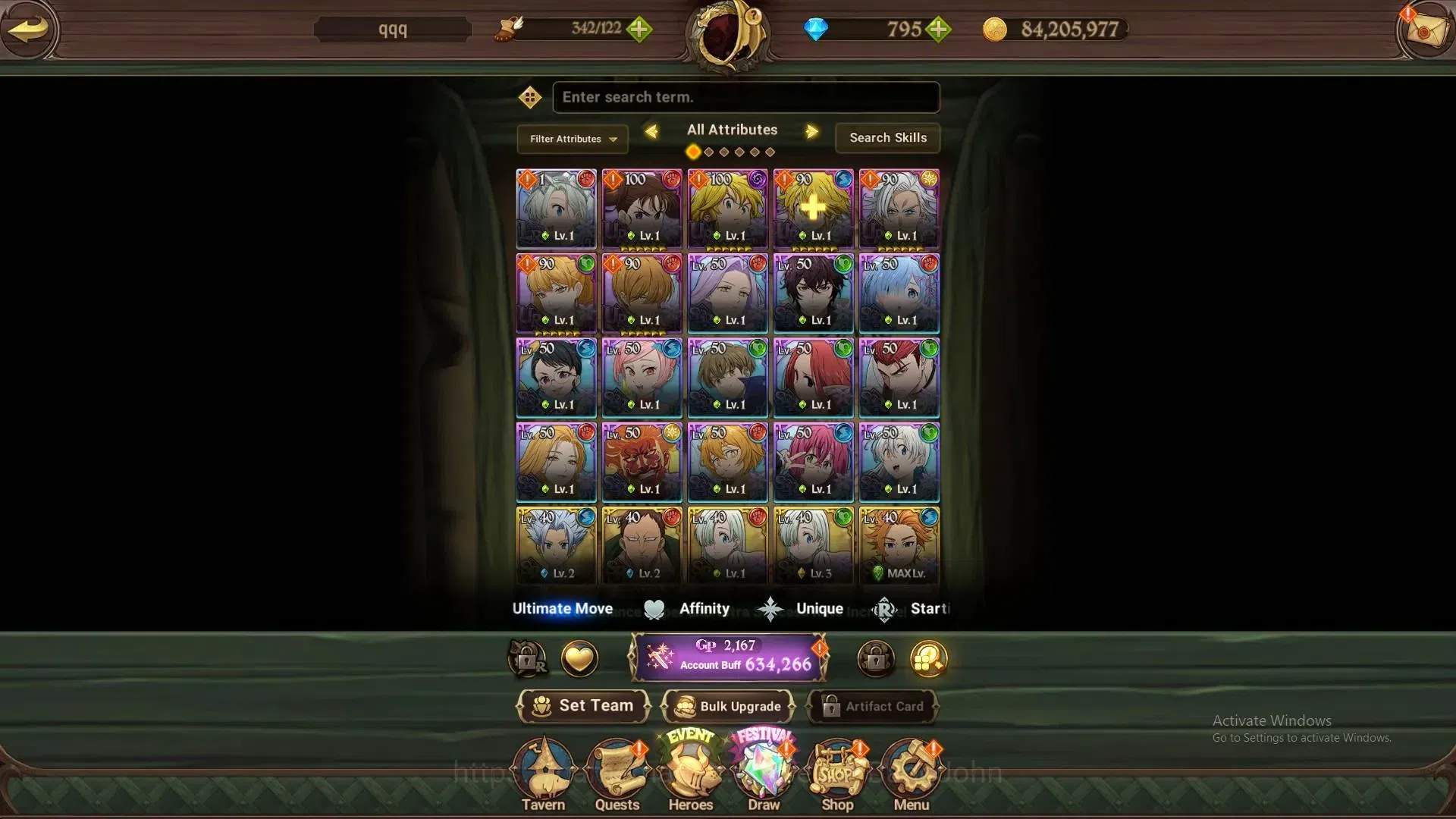 The Seven Deadly Sins: Grand Cross Accounts Global | 634,266 CC | 795 DM | LR Elizabeth 1/6 | image 6