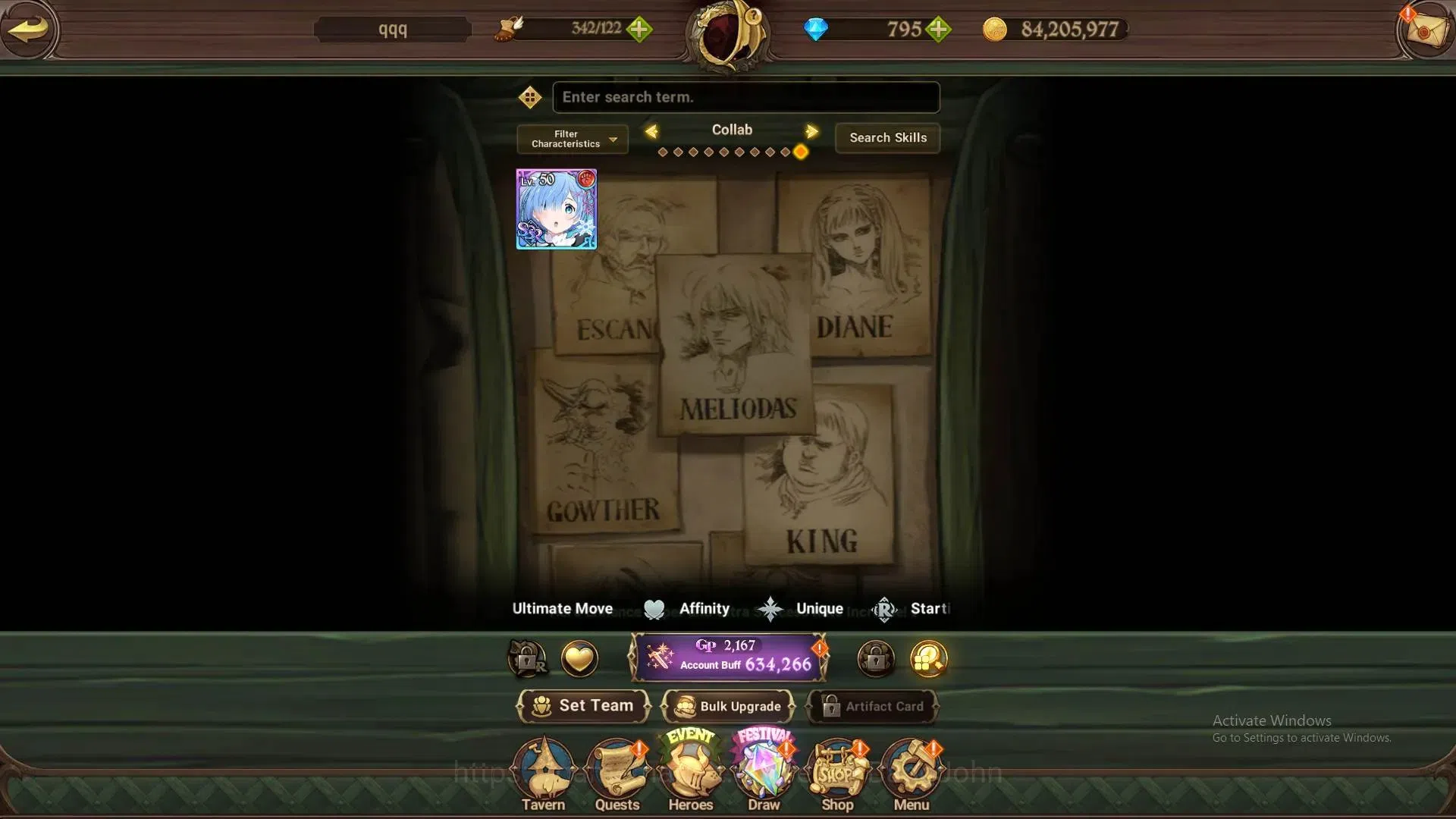 The Seven Deadly Sins: Grand Cross Accounts Global | 634,266 CC | 795 DM | LR Elizabeth 1/6 | image 7