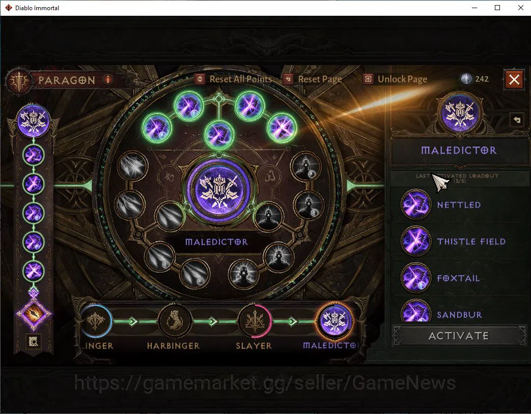 Diablo Immortal Accounts Oce - azmodan|Lv60 (534)|Druid|34K CR|Reso 600| Pa image 11