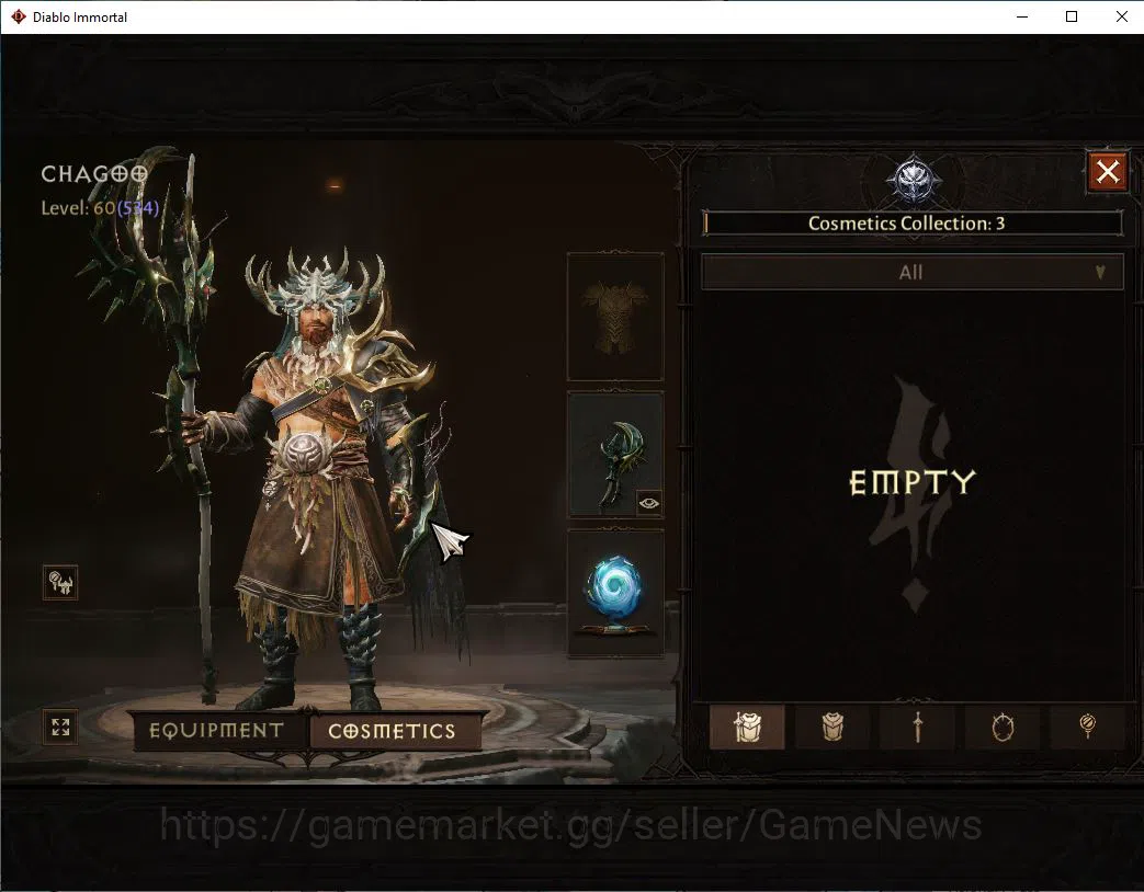 Diablo Immortal Accounts Oce - azmodan|Lv60 (534)|Druid|34K CR|Reso 600| Pa image 9
