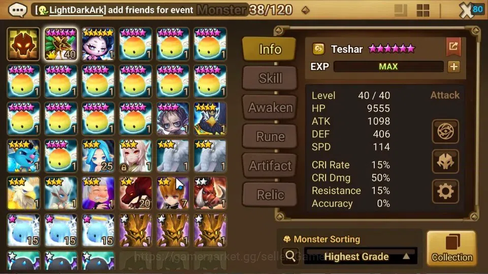 Summoners War: Sky Arena Accounts ASIA|Lv 26|Ready Gacha|103 12 YSC + 160 11 YSC + 3 image 8