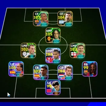 eFootball Accounts Legends & Iconic Players Android|Power 3193|12 Epic Samuel Eto'o,Francesco Totti,Eric Cantona,Sergio