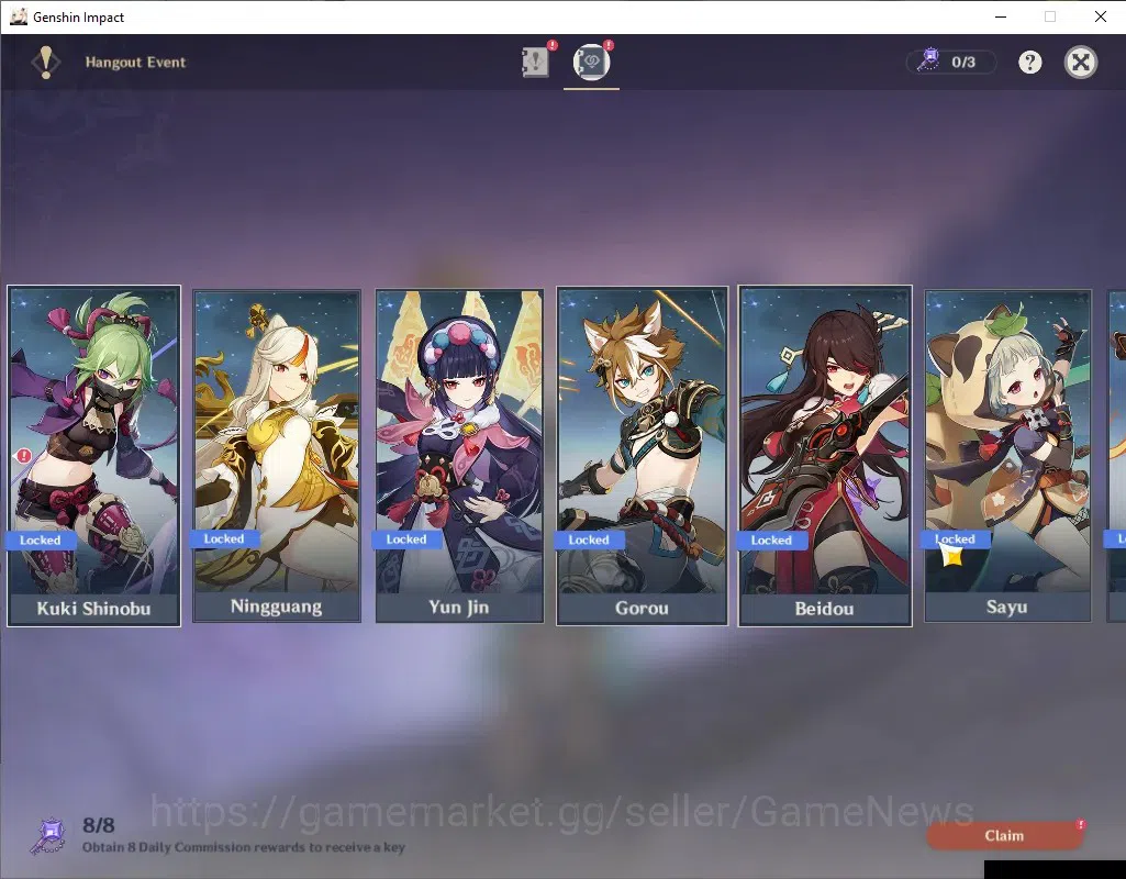 Genshin Impact Accounts ASIA|AR 56|10 Limited + 5 (*5 Weapon)|Skirk,Varka, image 18
