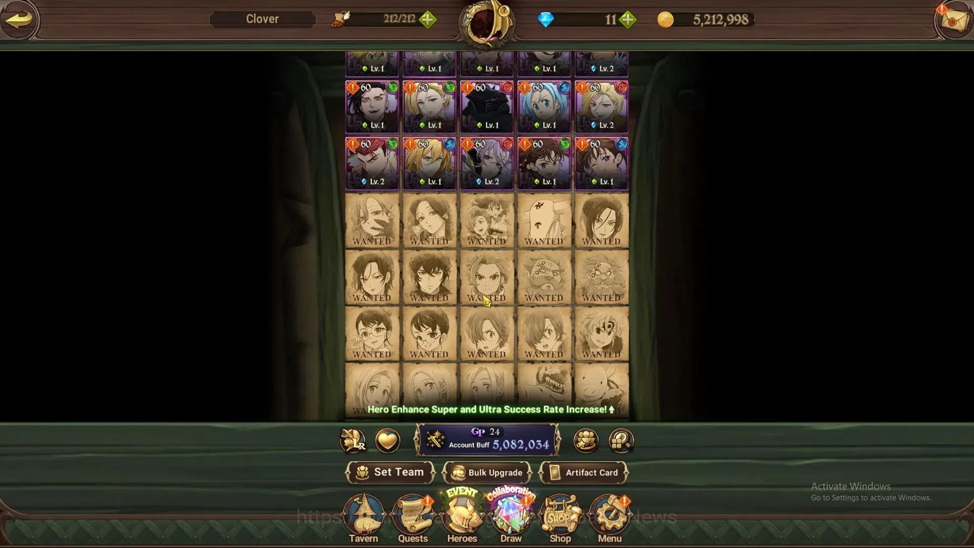 The Seven Deadly Sins: Grand Cross Accounts Global|5M CC|8 LR+11 UR+Manny Collab|NMeli6/6,S&B, image 12