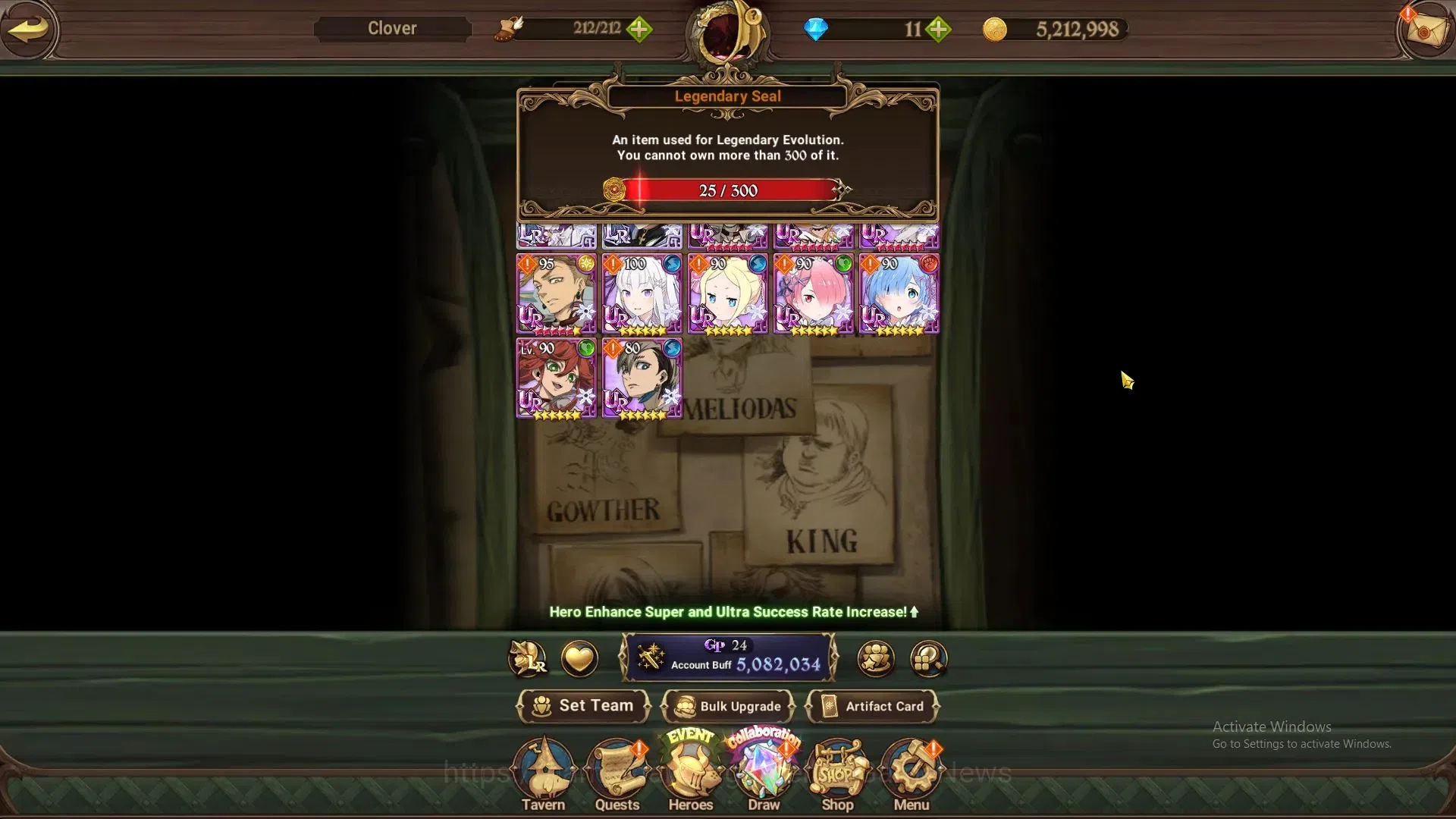 The Seven Deadly Sins: Grand Cross Accounts Global|5M CC|8 LR+11 UR+Manny Collab|NMeli6/6,S&B, image 5