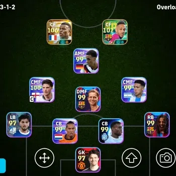 eFootball Accounts High-End Mobile|PW 3033|New Kyllan Mbappe Big T,Lionel Messi Show T,Marco Reus Epic,PE