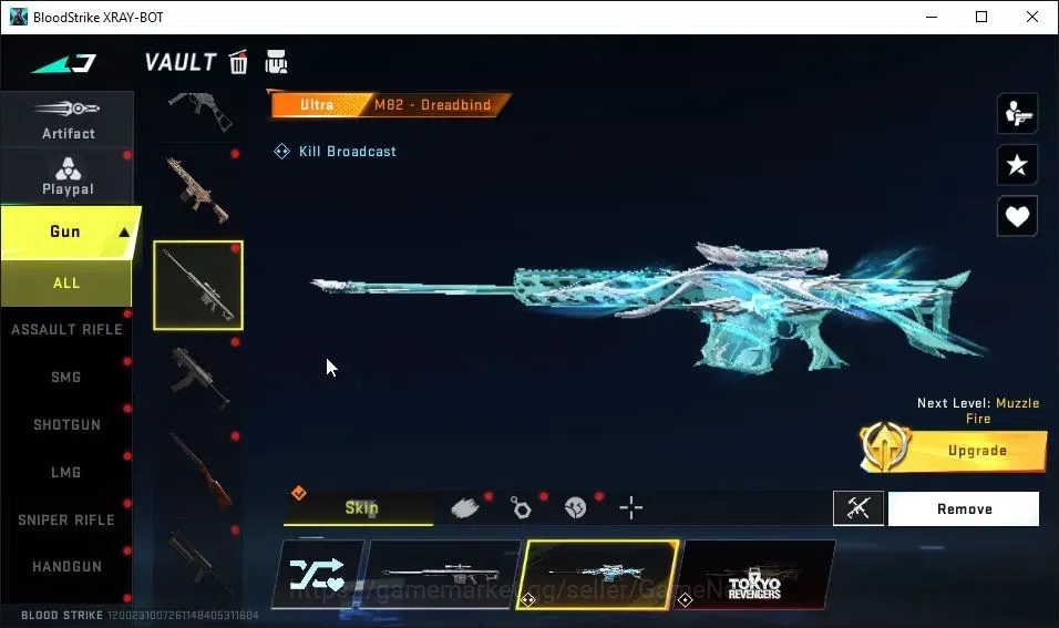 Blood Strike Accounts ASIA|7 ULTRA[VOLT,M82,AUG,AR97,P90,Vector,Glock]|C image 5