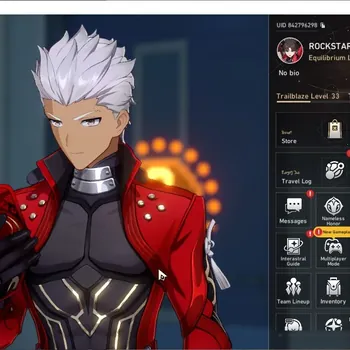 Honkai Star Rail Accounts Starter ASIA|TL33|Starter 4 Limited|Premium Archer(Archer, Rin Tohsaka, Sparkle, HuoHuo)|Check