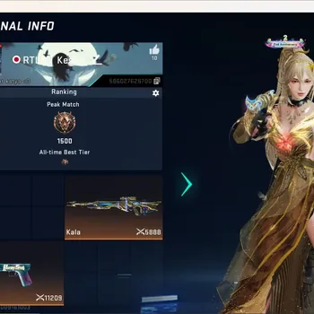 Blood Strike Accounts Collab Skin ASIA|Eternal Striker:Emma-Royal|1 Eternal Gun|8 Collab Gun|5 Limited Gun|4 Ultra Melee|3