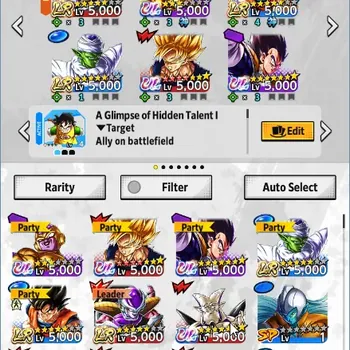 Dragon Ball Legends Accounts High-End Android|Lv 154|115M Total Power|4 UL: Shenron,vegeta,SS Goku.G Frieza,|3 LR: FwK