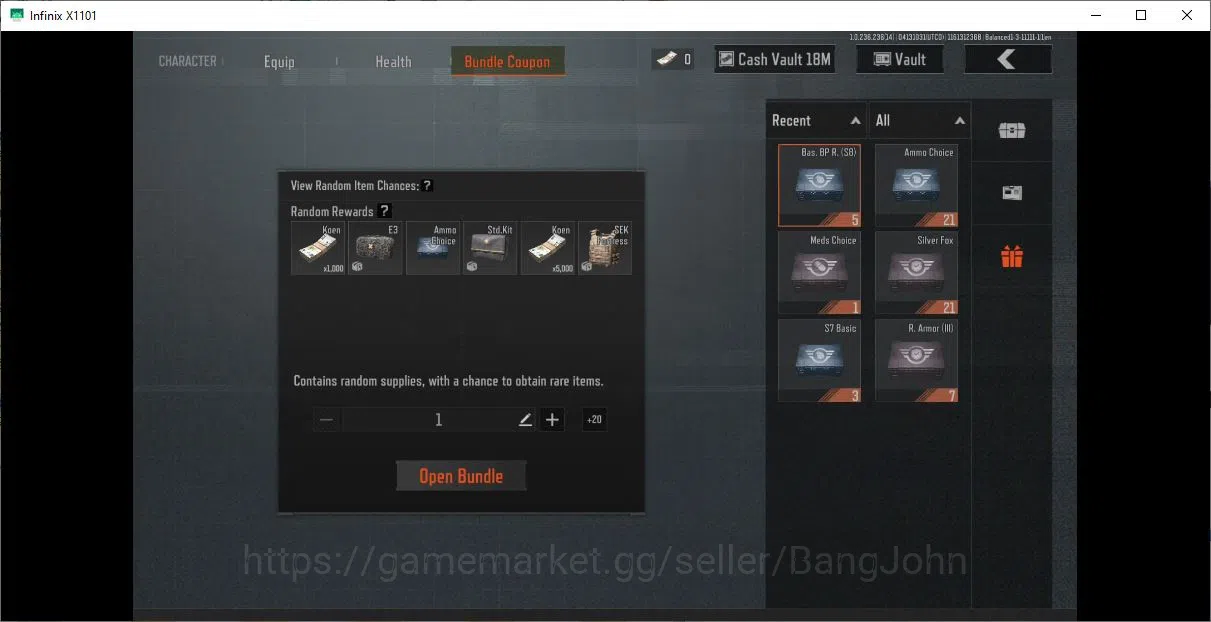 Arena Breakout Accounts Mobile|LvL 30SV 26,9M|CV18,1M|SKIN WP BETTLE SAPPE image 9