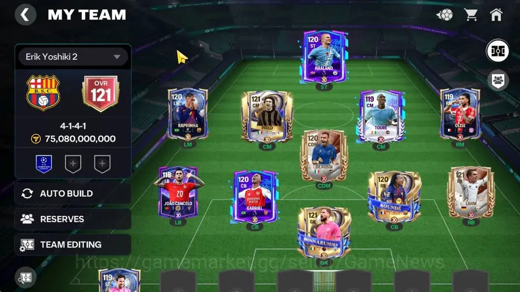 EA SPORTS FC Mobile Accounts OVR 121/75B Value|7 Max EVO (Donnarumma,Kounde,Pir image 2