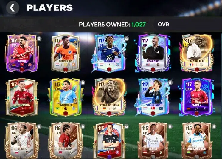EA SPORTS FC Mobile Accounts OVR 121/75B Value|7 Max EVO (Donnarumma,Kounde,Pir image 6