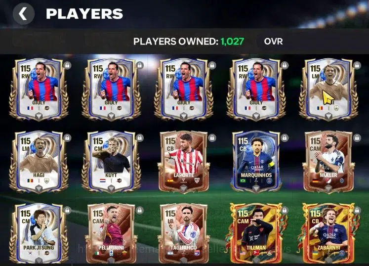 EA SPORTS FC Mobile Accounts OVR 121/75B Value|7 Max EVO (Donnarumma,Kounde,Pir image 7
