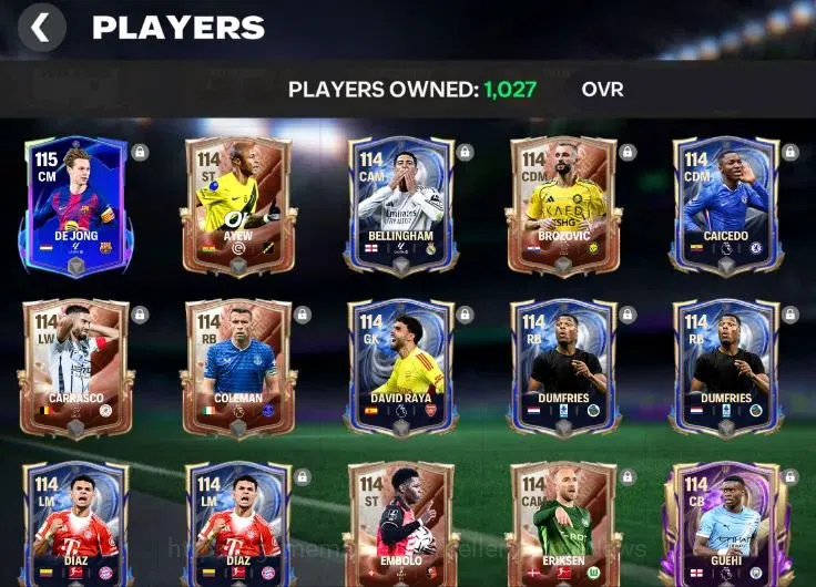 EA SPORTS FC Mobile Accounts OVR 121/75B Value|7 Max EVO (Donnarumma,Kounde,Pir image 8