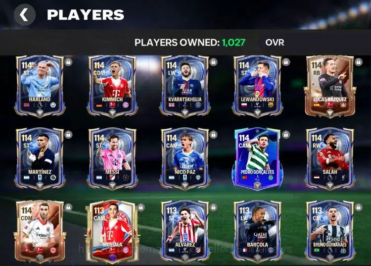 EA SPORTS FC Mobile Accounts OVR 121/75B Value|7 Max EVO (Donnarumma,Kounde,Pir image 9