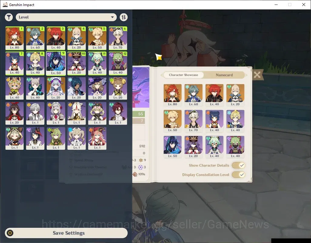 Genshin Impact Accounts Asia|AR 55|2 Limited + 4(*5Weapon) | (Mavuika C1,L image 2
