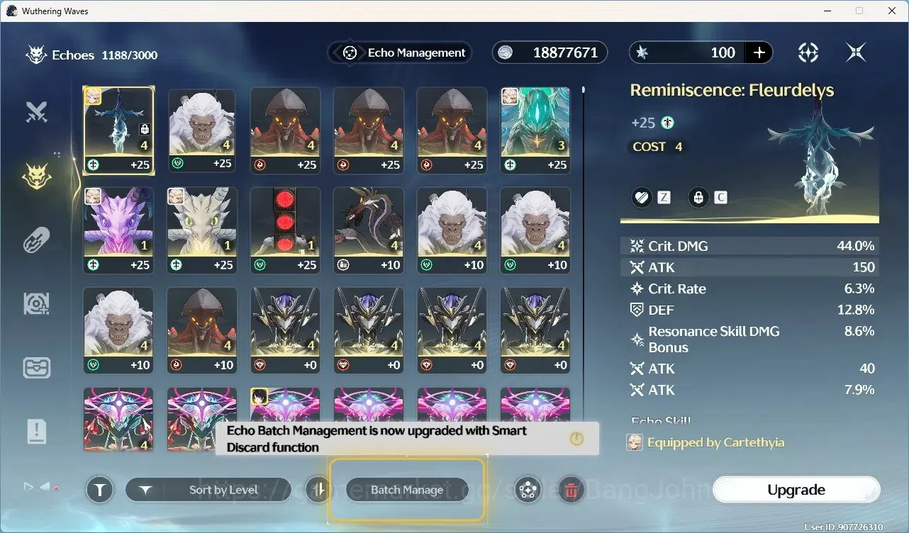 Wuthering Waves Accounts Starter SEA|UL 49|Rank 5| 2 Char Limited [Cartethyia Rc5]+Sign, Rebecca | Mc Female | TakeMail 18