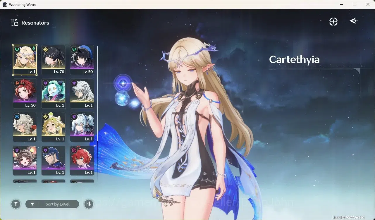 Wuthering Waves Accounts Starter SEA|UL 49|Rank 5| 2 Char Limited [Cartethyia Rc5]+Sign, Rebecca | Mc Female | TakeMail 2