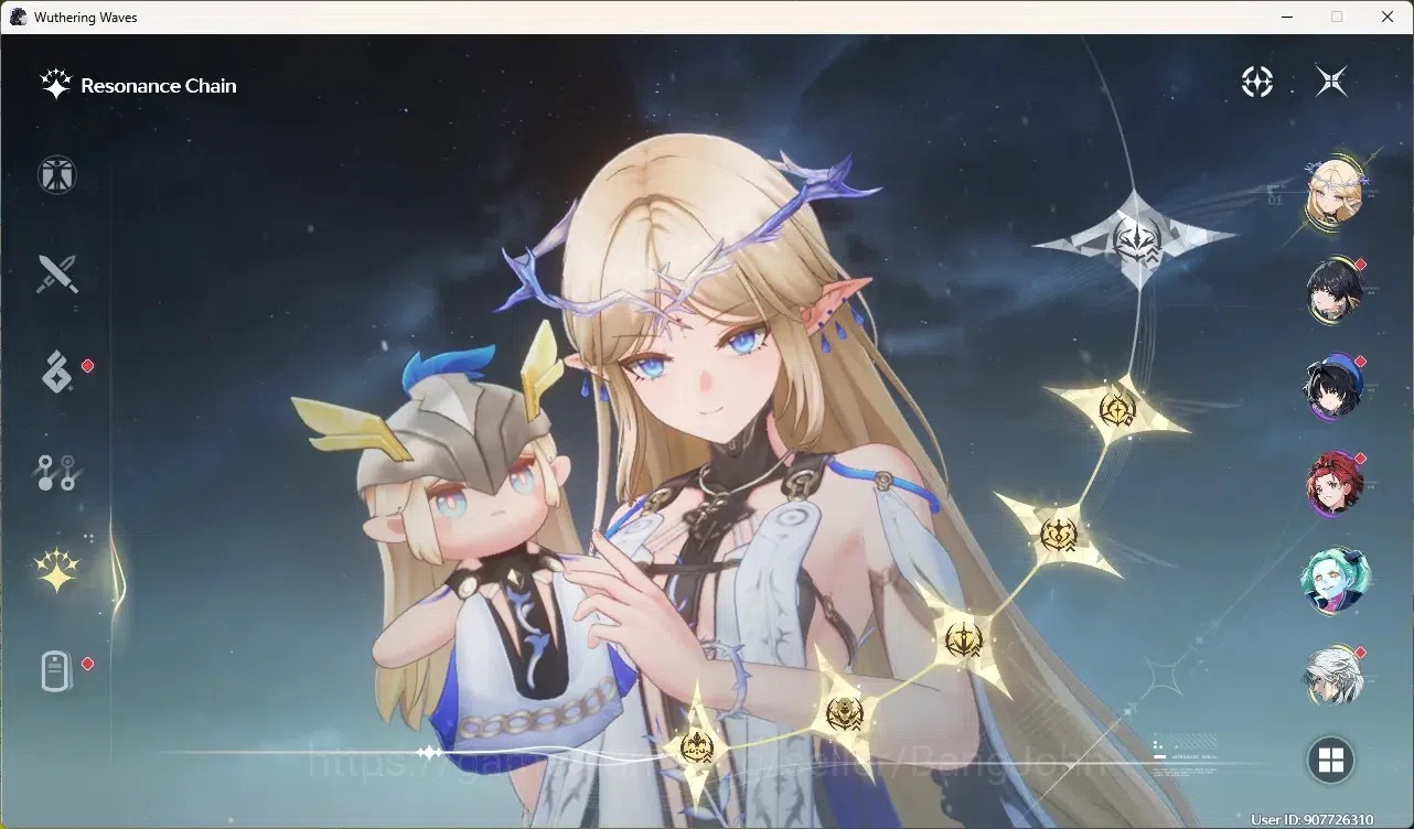 Wuthering Waves Accounts Starter SEA|UL 49|Rank 5| 2 Char Limited [Cartethyia Rc5]+Sign, Rebecca | Mc Female | TakeMail 3