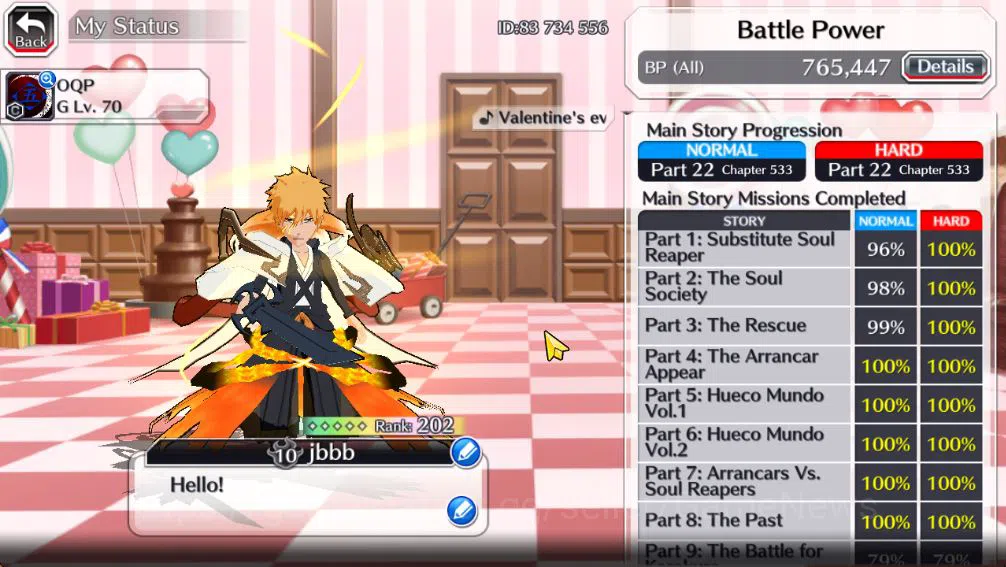 Bleach: Brave Souls Accounts Mid-Tier [GLOBAL]52K Orb|10th 4