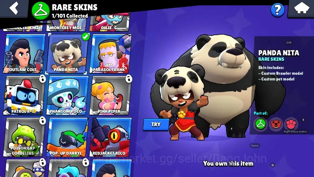 Brawl Stars Accounts Android | 1420 Thropy|21 Brawler-2 Max Lv(Shelly,E image 9