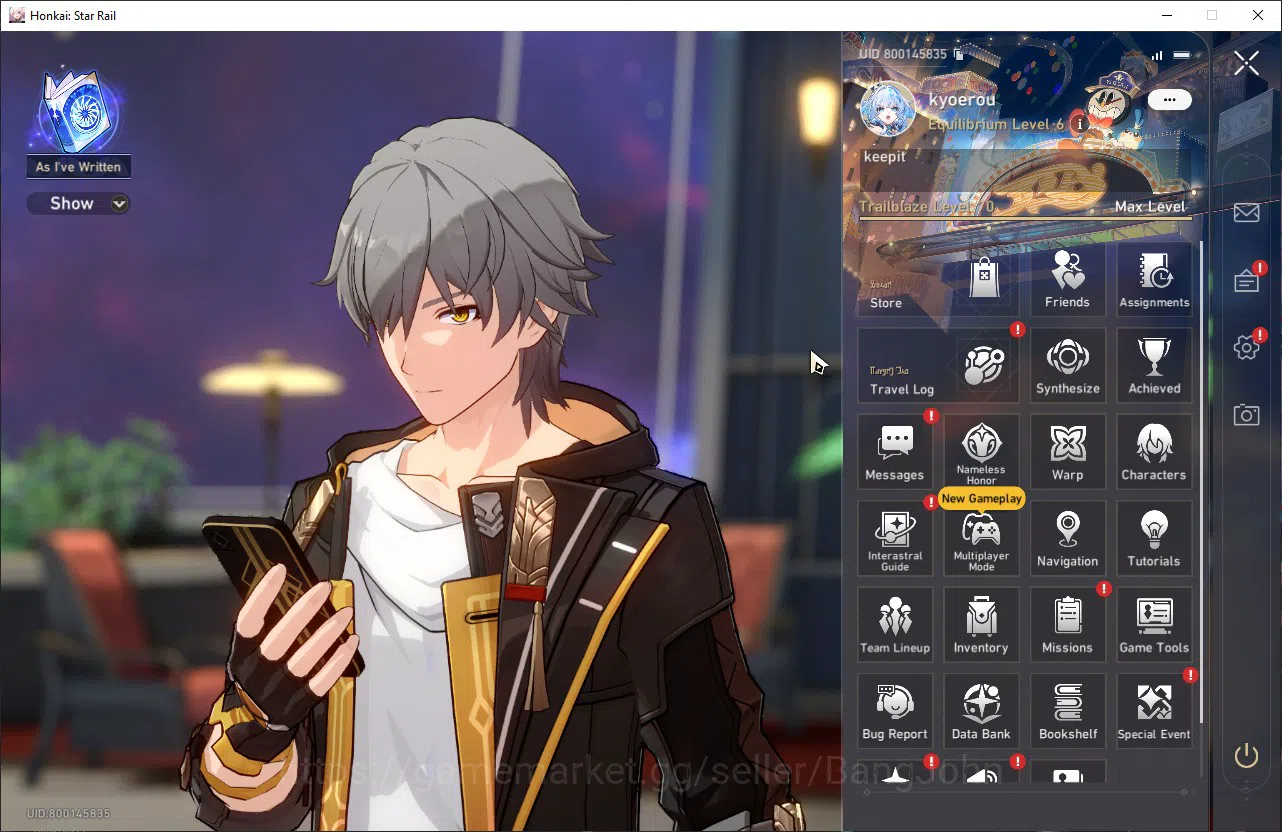 Honkai Star Rail Accounts Others ASIA TL70|11 Lim|Yao Guang E2+Sign|Cerydra E1+Sign|Phainon+Sign|Sunday+Sign|Bronya E2|2.3k 2