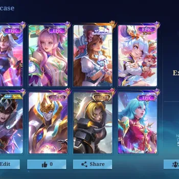 Mobile Legends: Bang Bang Accounts Others Hero 106|Skin 151|Ex Immo 112|Sanrio Floryn,Luckybox Estes,Lunar F