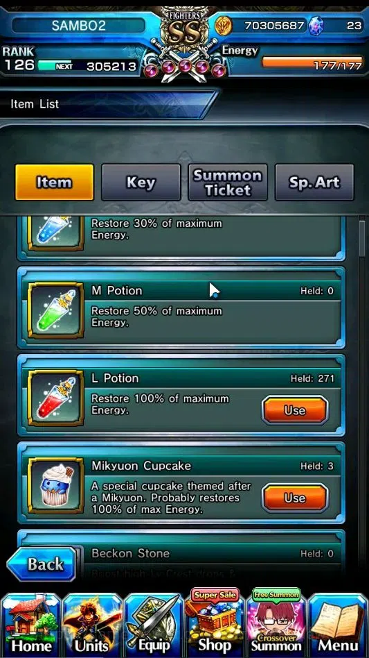 Grand Summoners Accounts End-Game Global|Rank 126|1 SP Art|15 Ascend+8 TW|(Chloe,DL Rimuru,WH Fen,Jay,Isliid 7