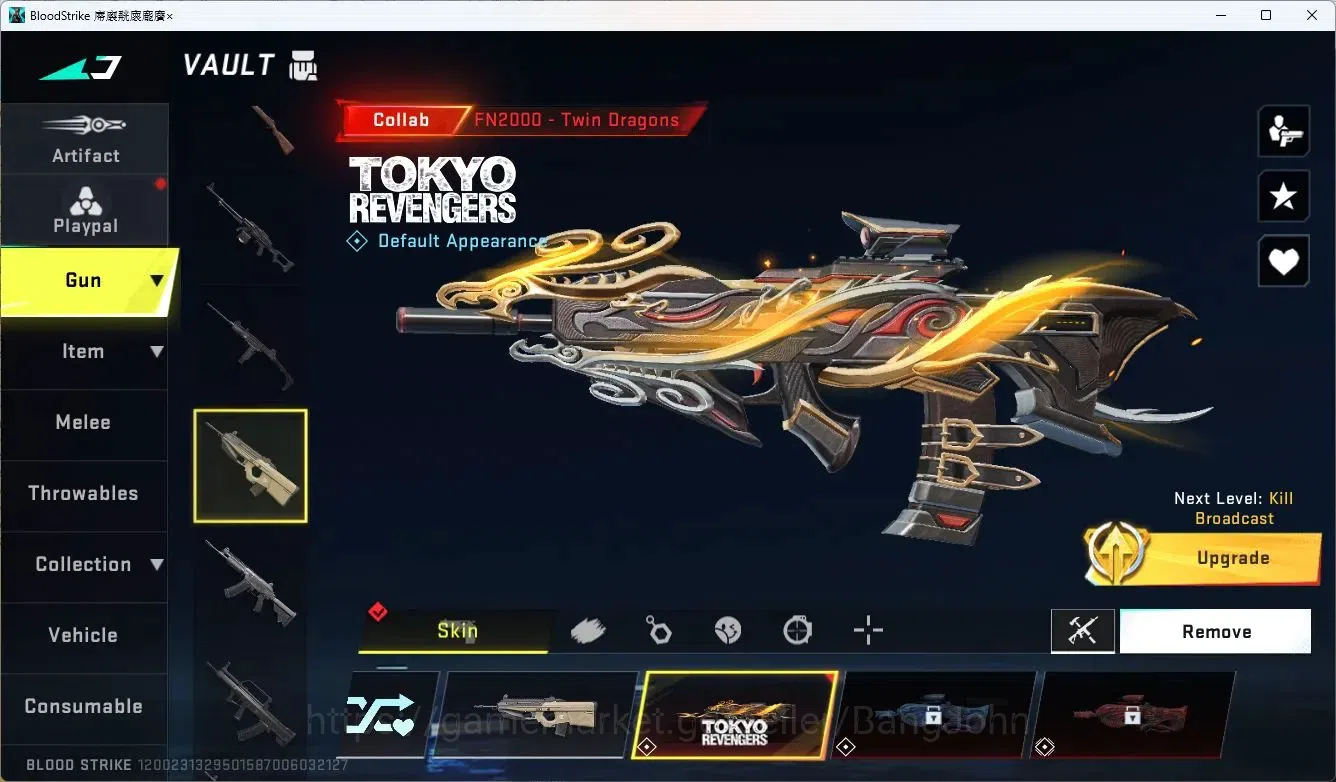 Blood Strike Accounts ASIA | 1 ETERNAL: Desert Eagle-Scorpius | TR: JACK image 7