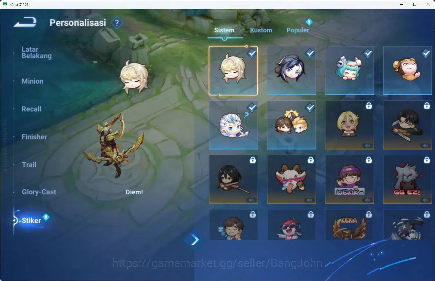 Honor of Kings Accounts Global | 16H 6S | Levi Collaboration Skin | RARE W image 5