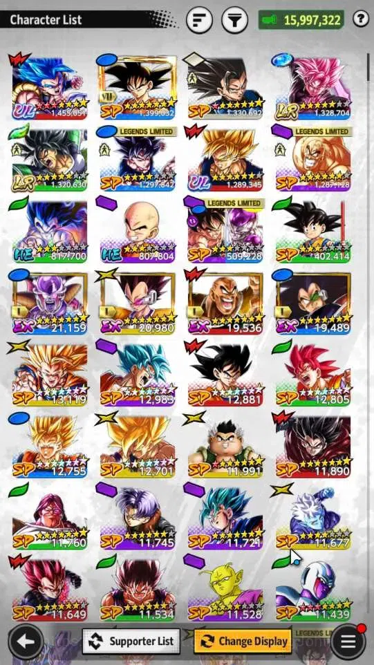Dragon Ball Legends Accounts Android |Lv 148| 15,9M Total Power| 2 LR| 2 UL| LR image 16
