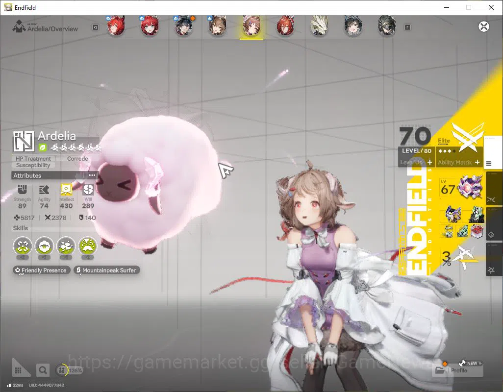Arknights: Endfield Accounts ASIA|Lv53|SSR 6(2Limit)+16(*6WP)|Laevatain+sign,Gilberta,ArdeliaP3+sign,Ember,Etc|Ars 4