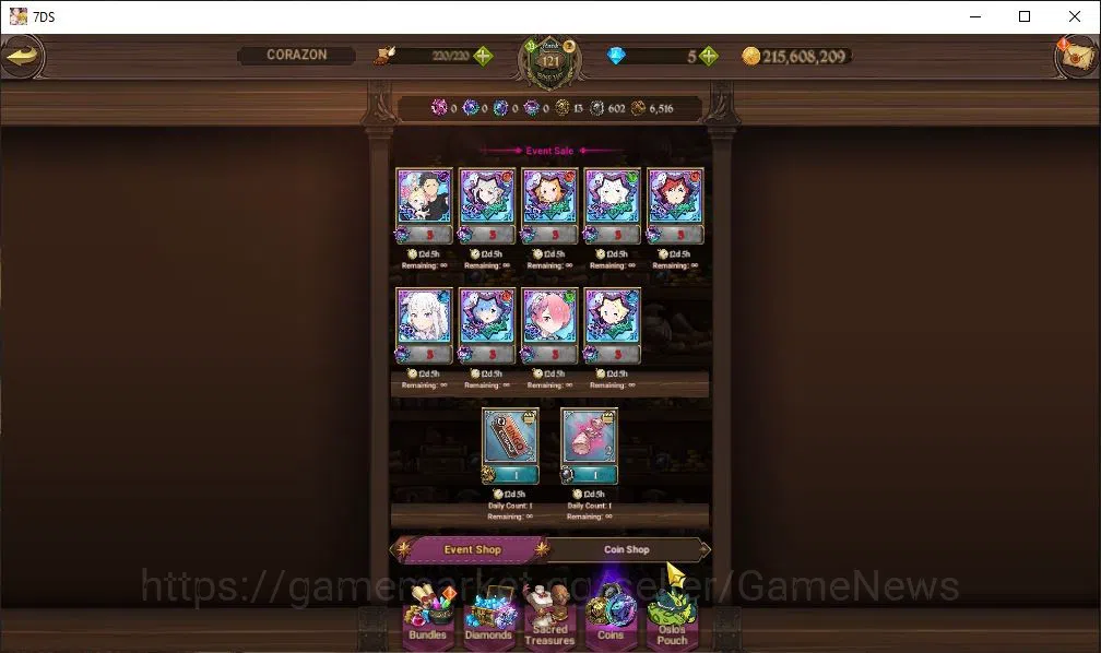 The Seven Deadly Sins: Grand Cross Accounts Asia|4,3 M CC|2 LR+1 UR+Many Collab|Roxy,Reinhard, image 15