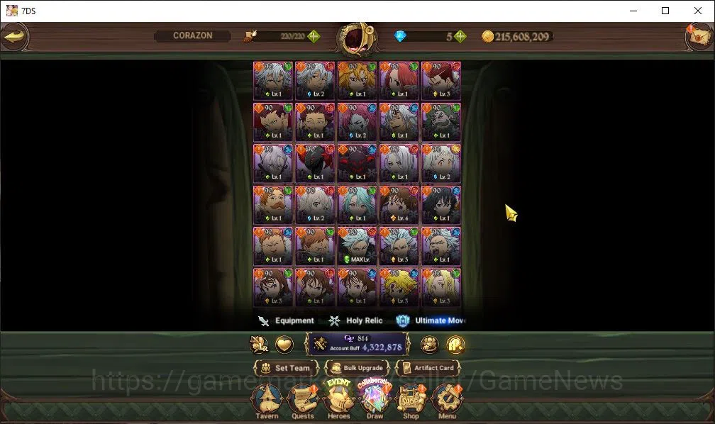 The Seven Deadly Sins: Grand Cross Accounts Asia|4,3 M CC|2 LR+1 UR+Many Collab|Roxy,Reinhard, image 9