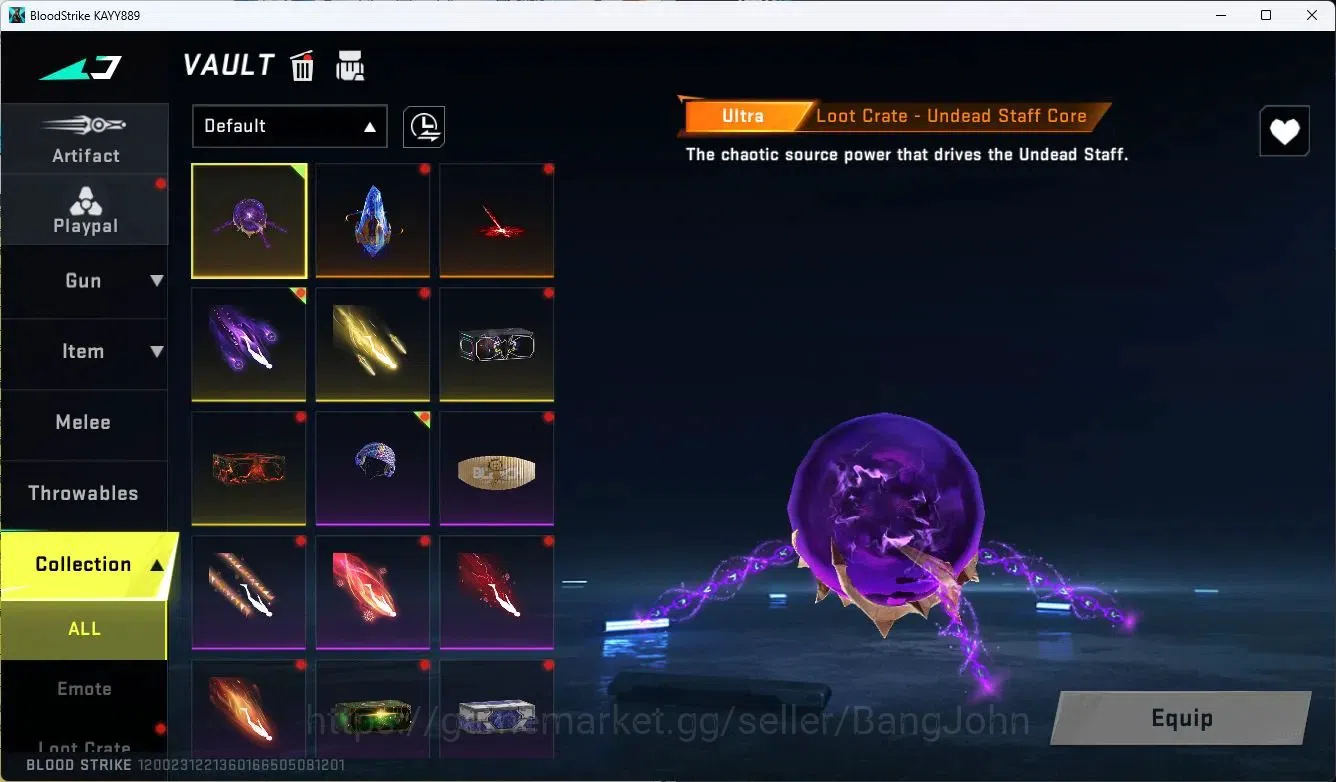 Blood Strike Accounts ASIA |COLLAB=MP5|ULTRA=DUAL BLADE,ONE-HANDED AXE,V image 20