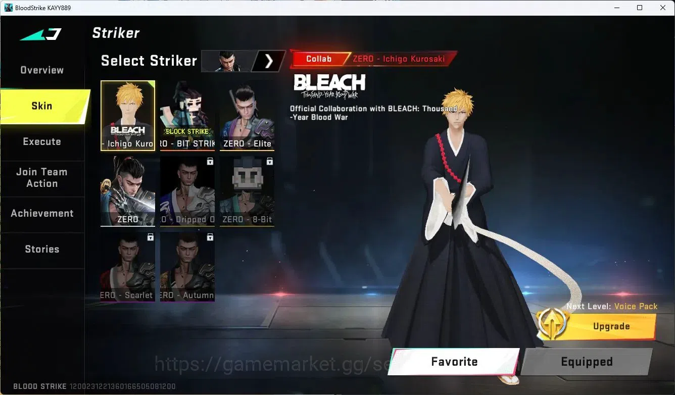 Blood Strike Accounts ASIA |COLLAB=MP5|ULTRA=DUAL BLADE,ONE-HANDED AXE,V image 8