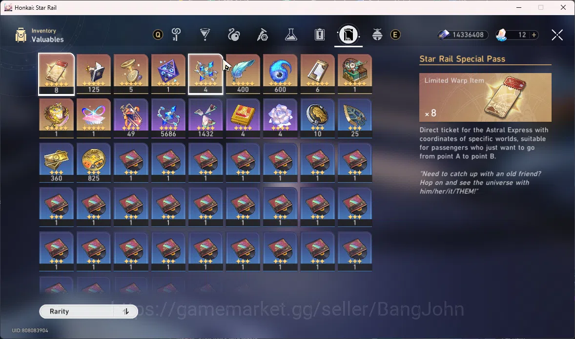 Honkai Star Rail Accounts ASIA | 17 Limit | Castorice+Sign Saber+Sign Archer image 11