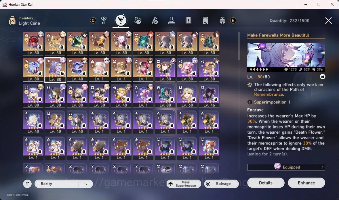 Honkai Star Rail Accounts ASIA | 17 Limit | Castorice+Sign Saber+Sign Archer image 5