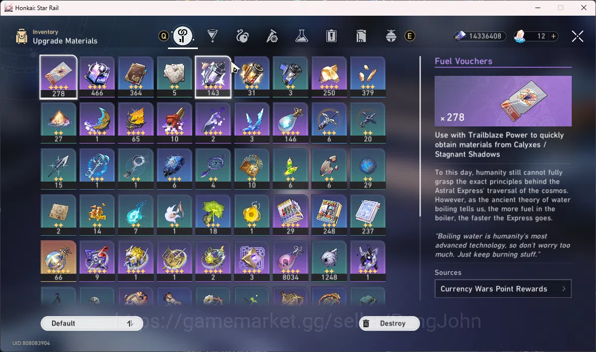 Honkai Star Rail Accounts ASIA | 17 Limit | Castorice+Sign Saber+Sign Archer image 6