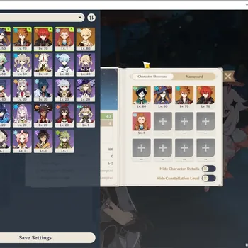 Genshin Impact Accounts Others ASIA | AR 43 | 2 Limited + 2 (*5Weapon) | (Venti,Tartaglia) | Standart Deluc,Mona | Male MC